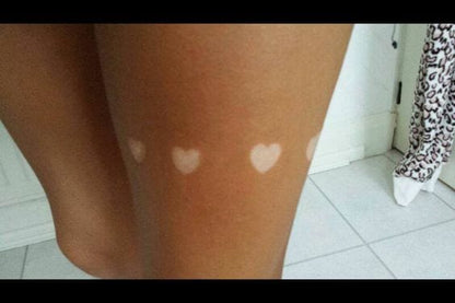 Heart Tanning Stickers. Small Heart Tanning Stickers, 3/4 Heart Spray Tan Sticker For Spray Tanning