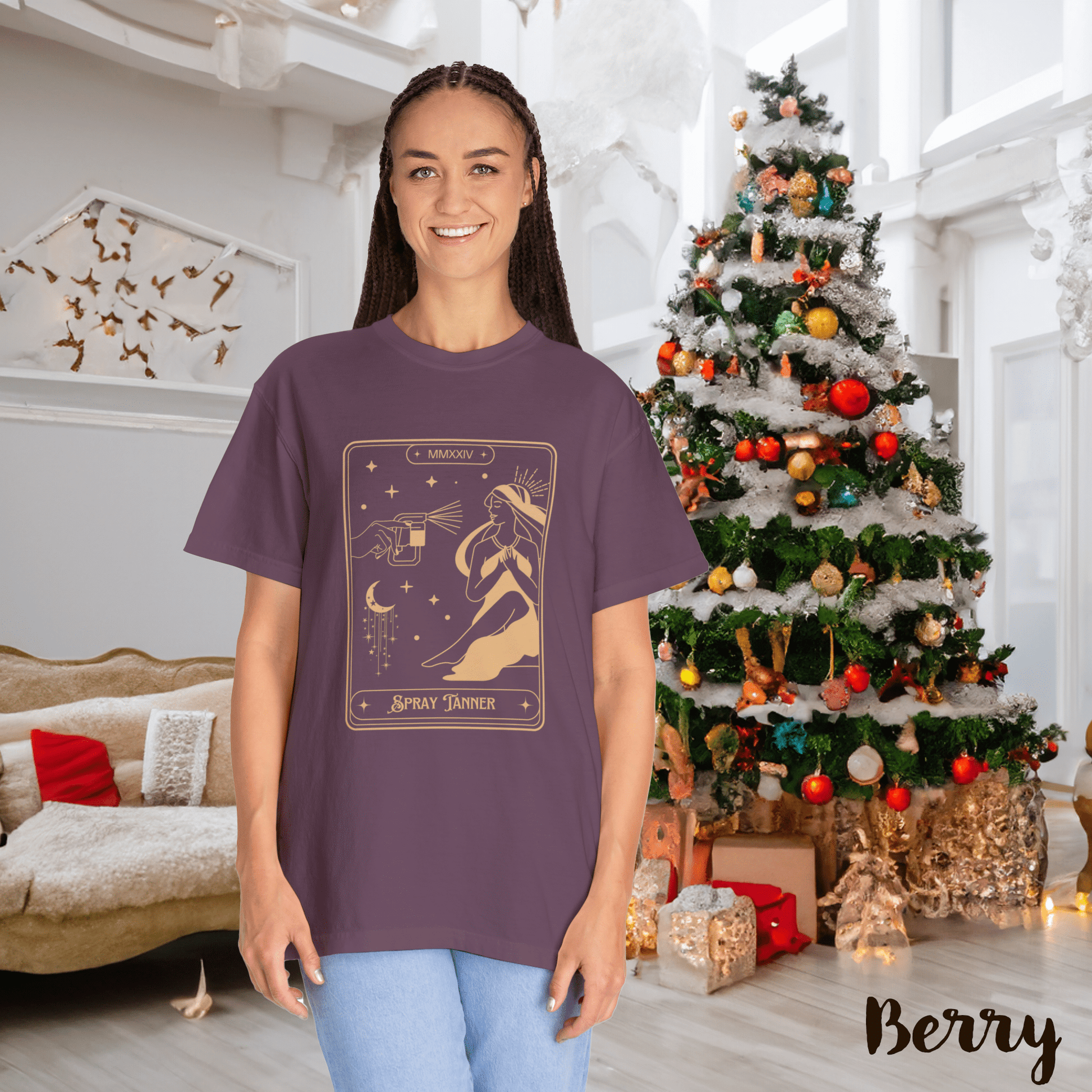 Spray Tanner Tarot Card T-Shirt For Spray Tanners | A Great Gift