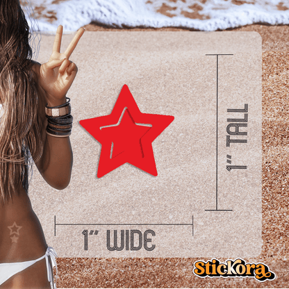 Double Star Tanning Stickers | Spray Tan