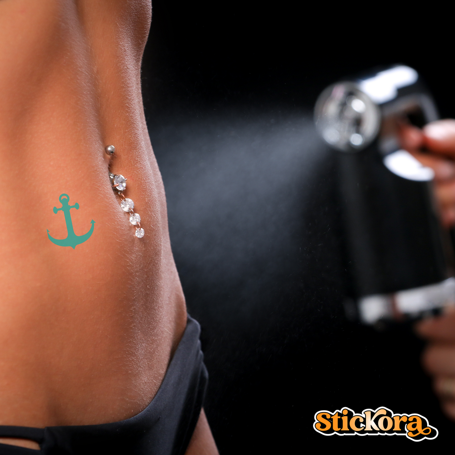 Anchor Tattoo Tanning Stickers | Spray Tan
