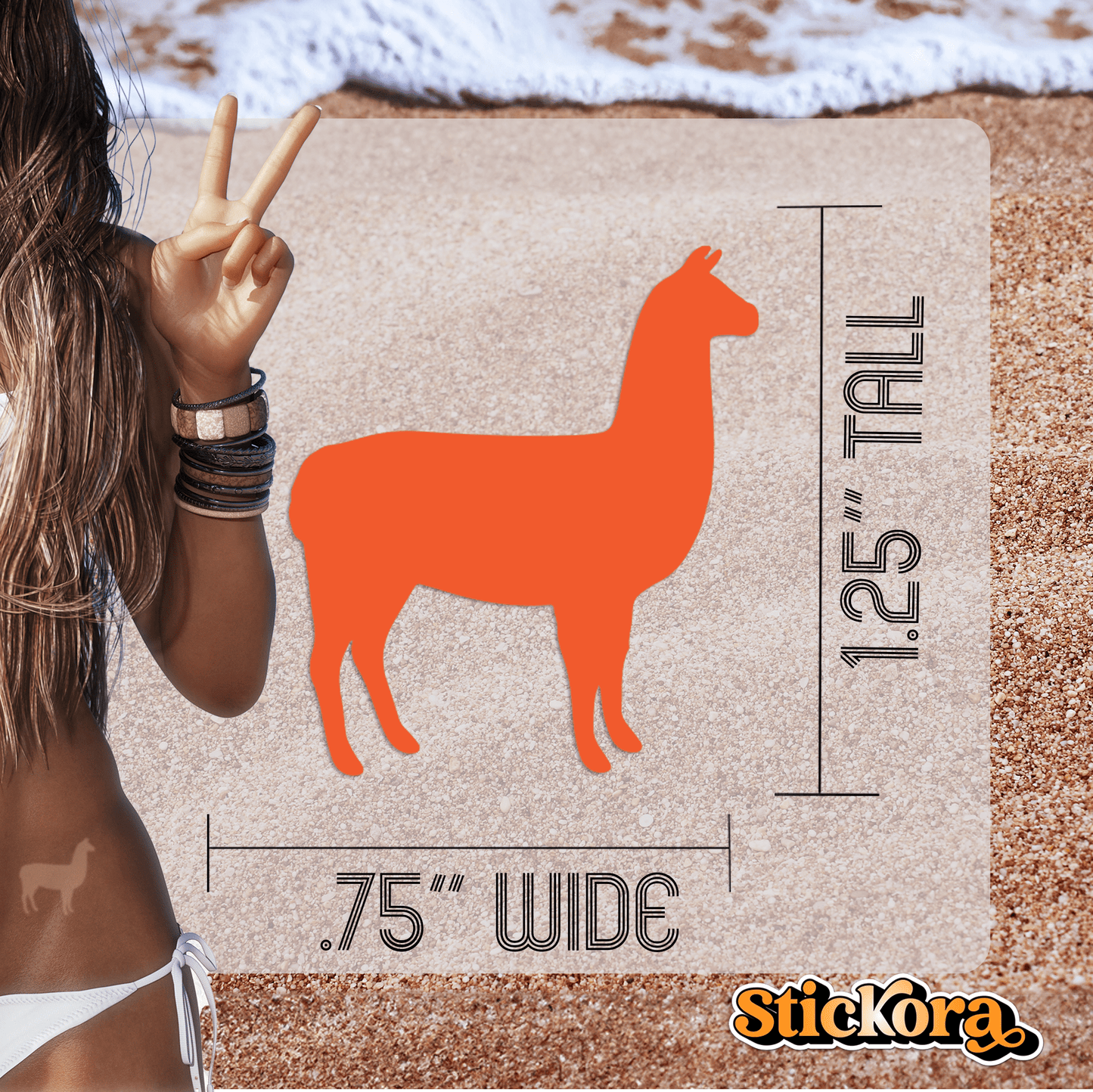 Llama Tanning Stickers | Spray Tanning, Tanning Bed