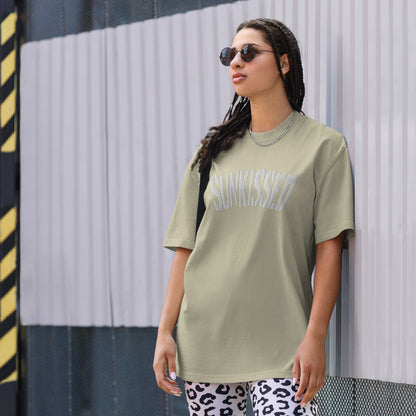 Sunkissed Premium Oversized Embroidered Faded T-Shirt