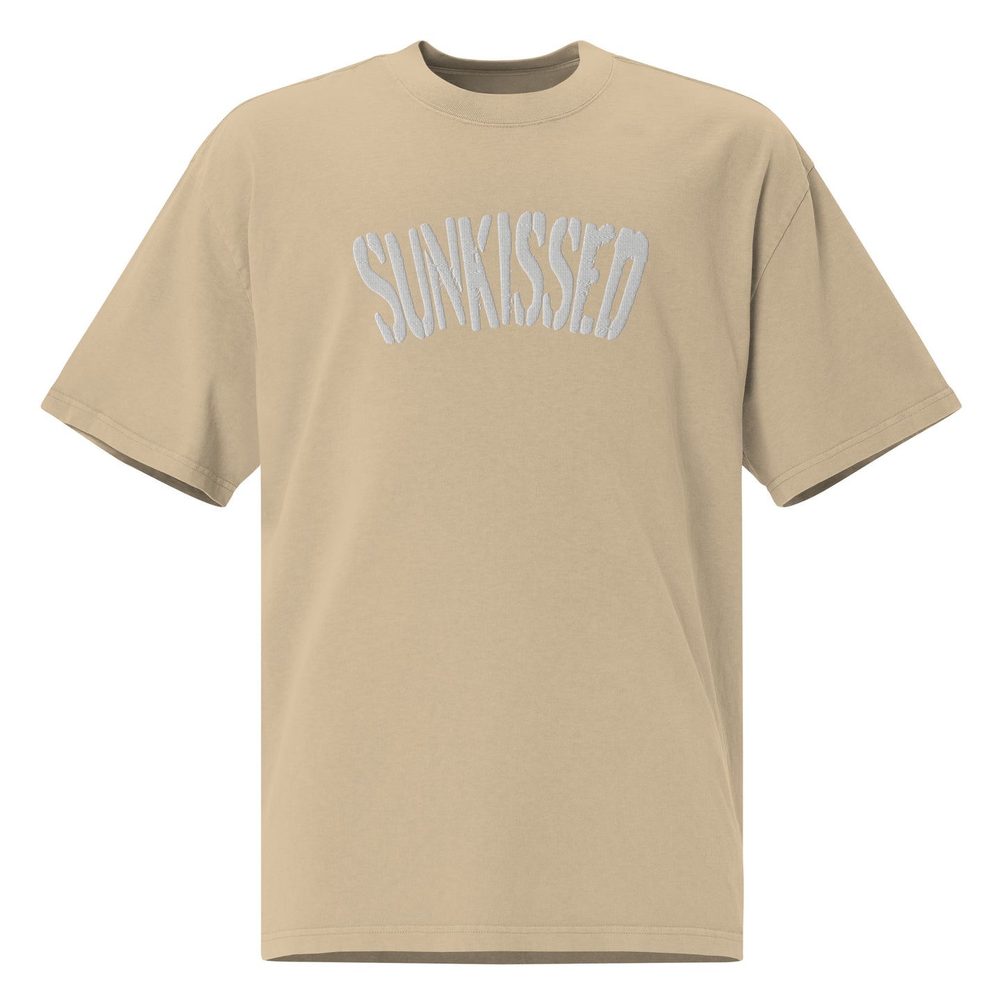 Sunkissed Premium Oversized Embroidered Faded T-Shirt