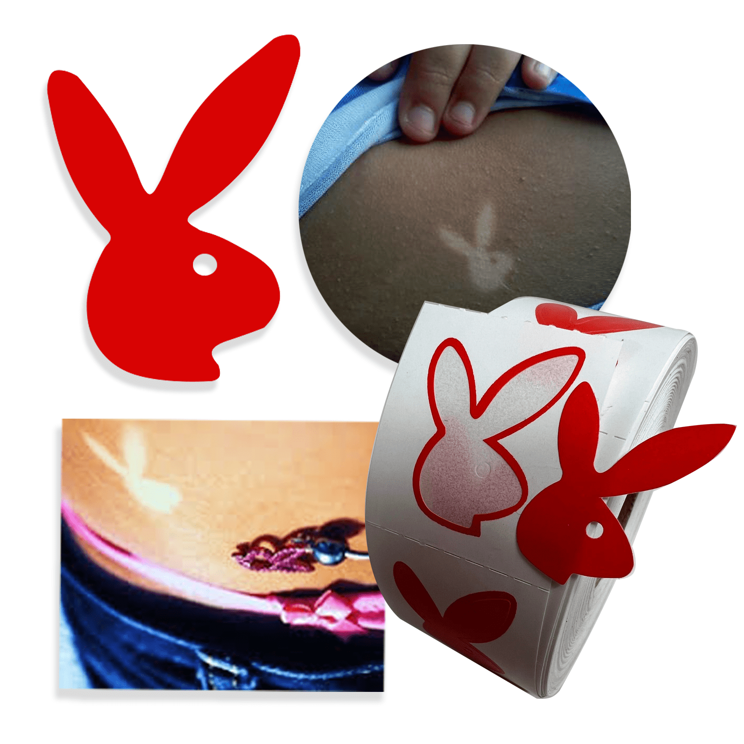 Bunny Spray Tanning Stickers Spray Tan Mobile Airbrush Tanning Decals Tanning Bed Outdoors Anywhere