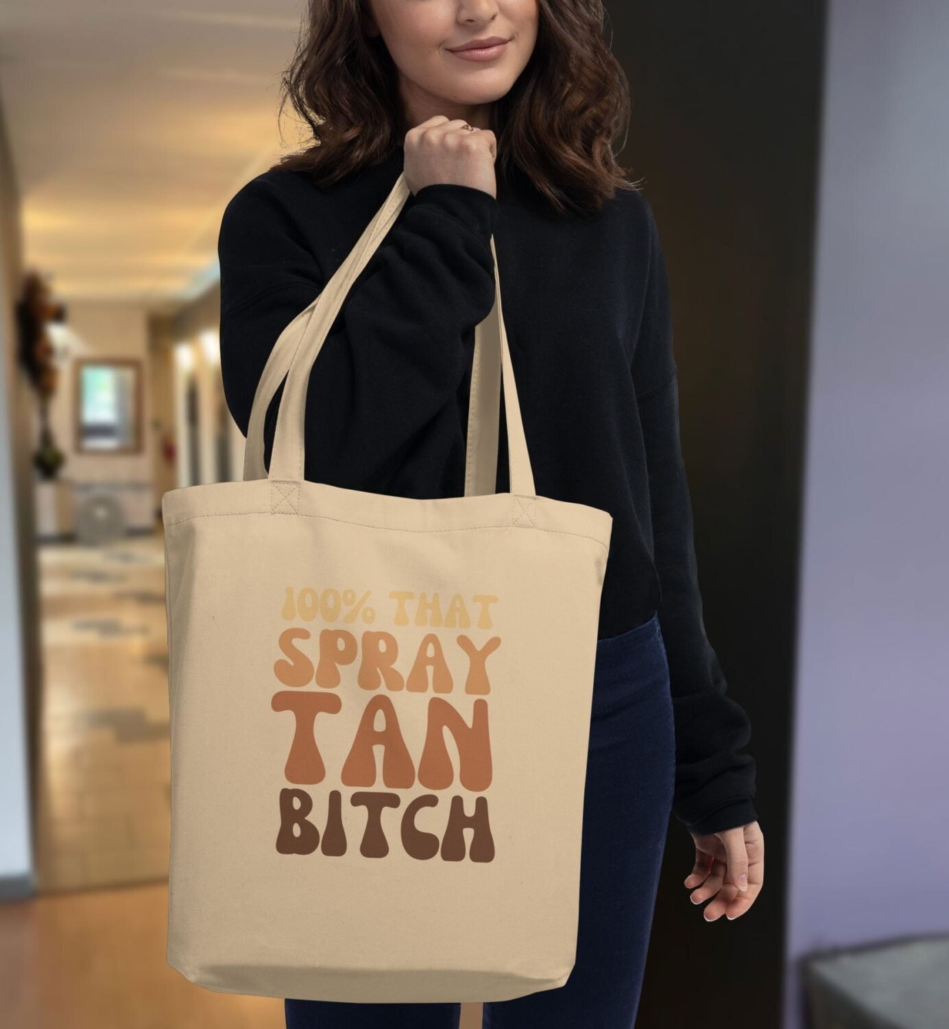 Eco Tote "100% That Spray Tan B" - Image 2