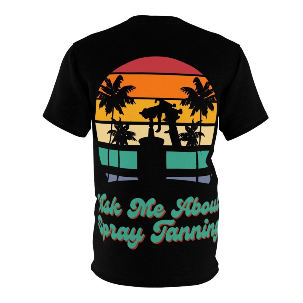 Spray Tan Artist Soft Tee 360 Print - Image 2