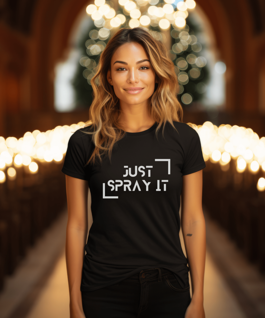 Just Spray It | Women's Relaxed T-Shirt - Image 1