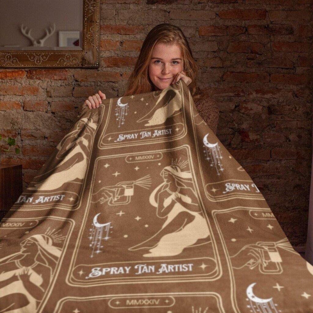 Spray Tan Artist Tarot Card Sherpa Blanket - Image 1