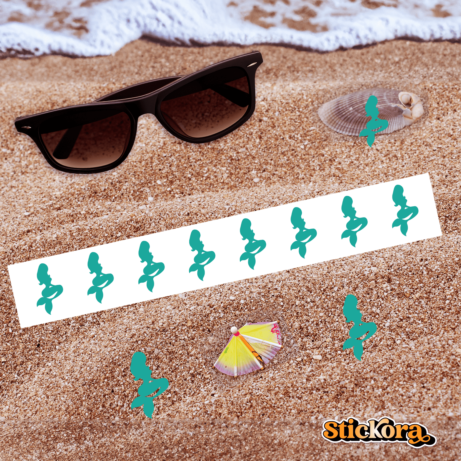 Mermaid Tanning Stickers | Spray Tan - Image 9
