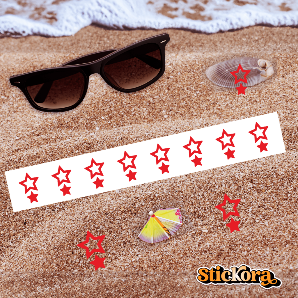 Double Star Tanning Stickers - Image 2