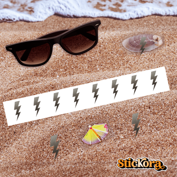 Lightning Bolt Tanning Stickers | Spray Tan - Image 4