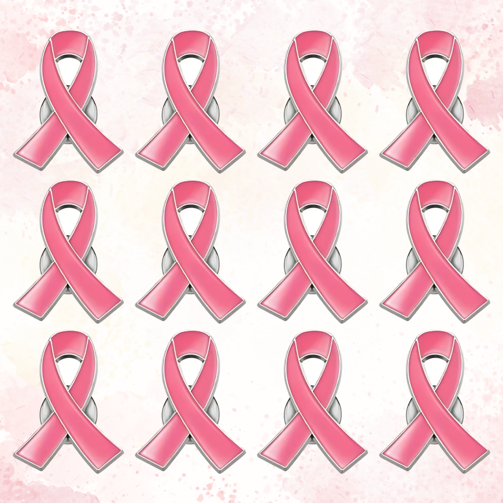Pink Ribbon Official Breast Cancer Awareness Lapel Pins - Image 6