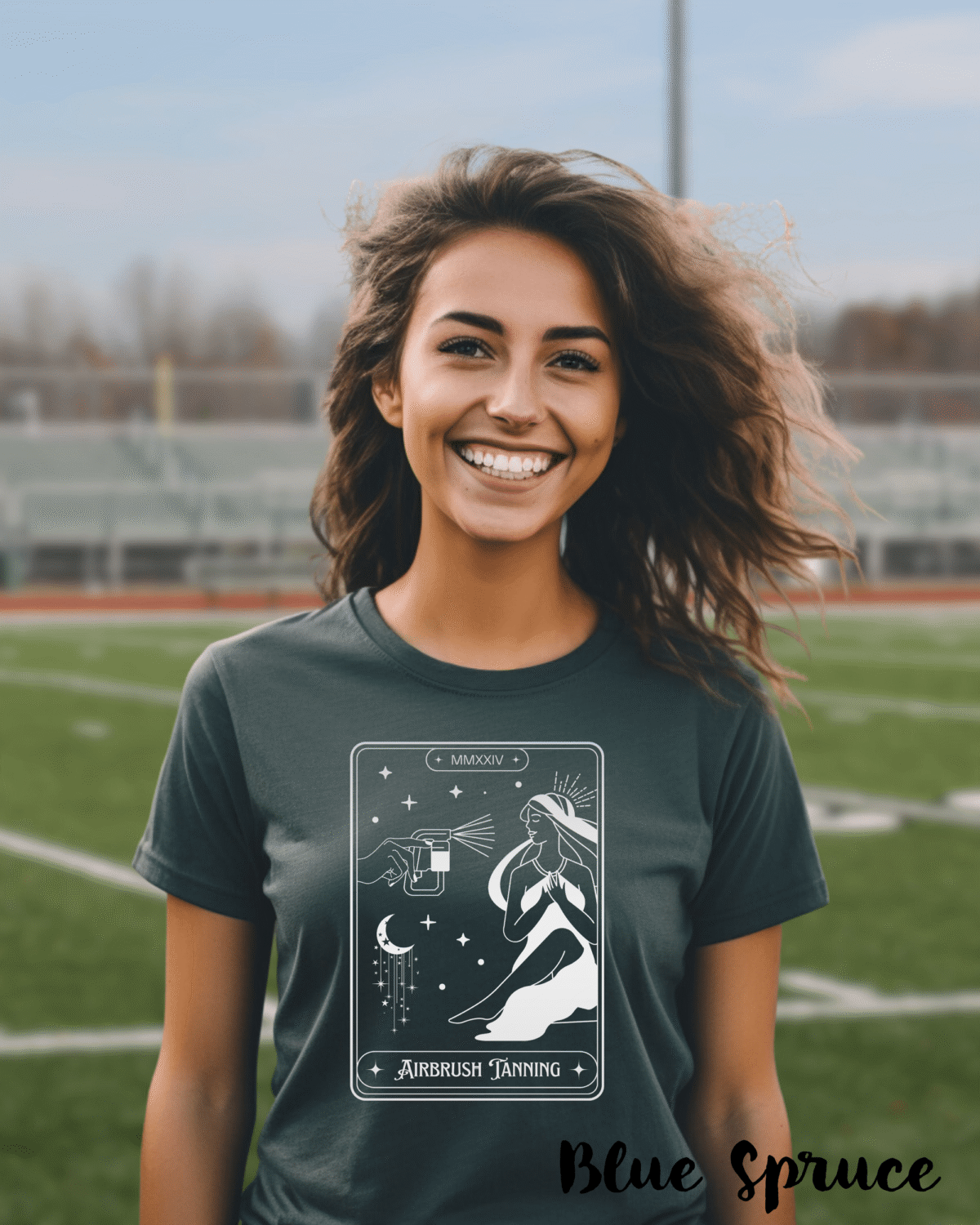 Airbrush Tanning Tarot Personalized T-Shirt - Image 2