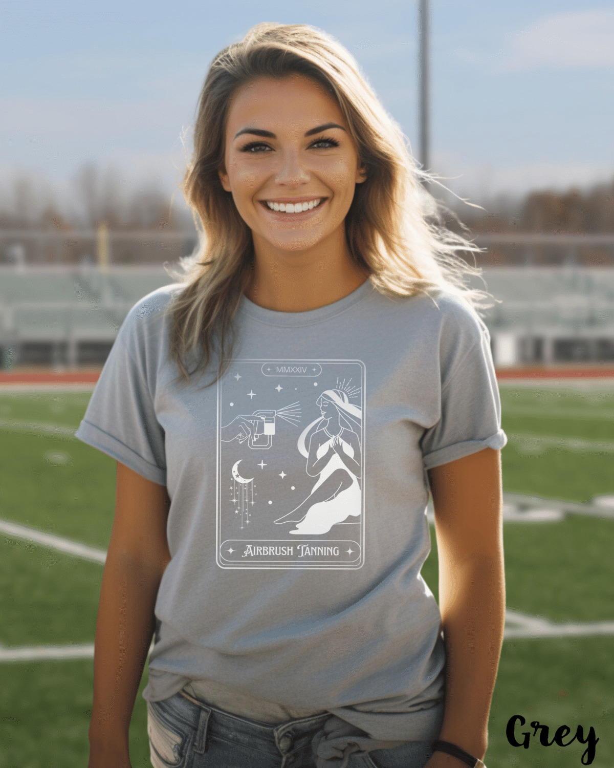 Airbrush Tanning Tarot Personalized T-Shirt - Image 3