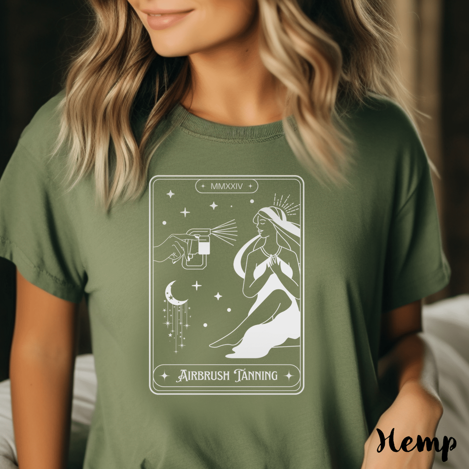 Airbrush Tanning Tarot Personalized T-Shirt - Image 4
