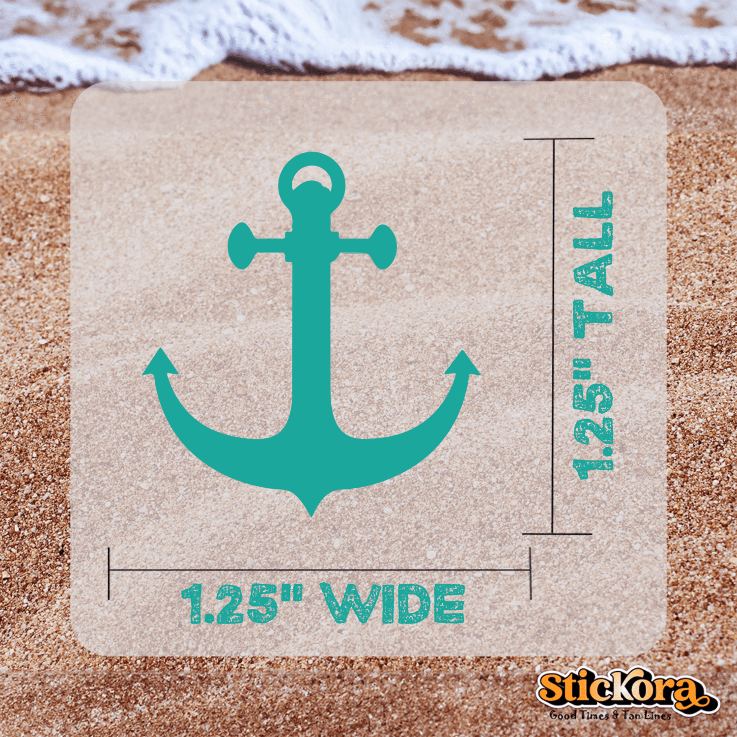 Anchor Tattoo Tanning Stickers - Image 2