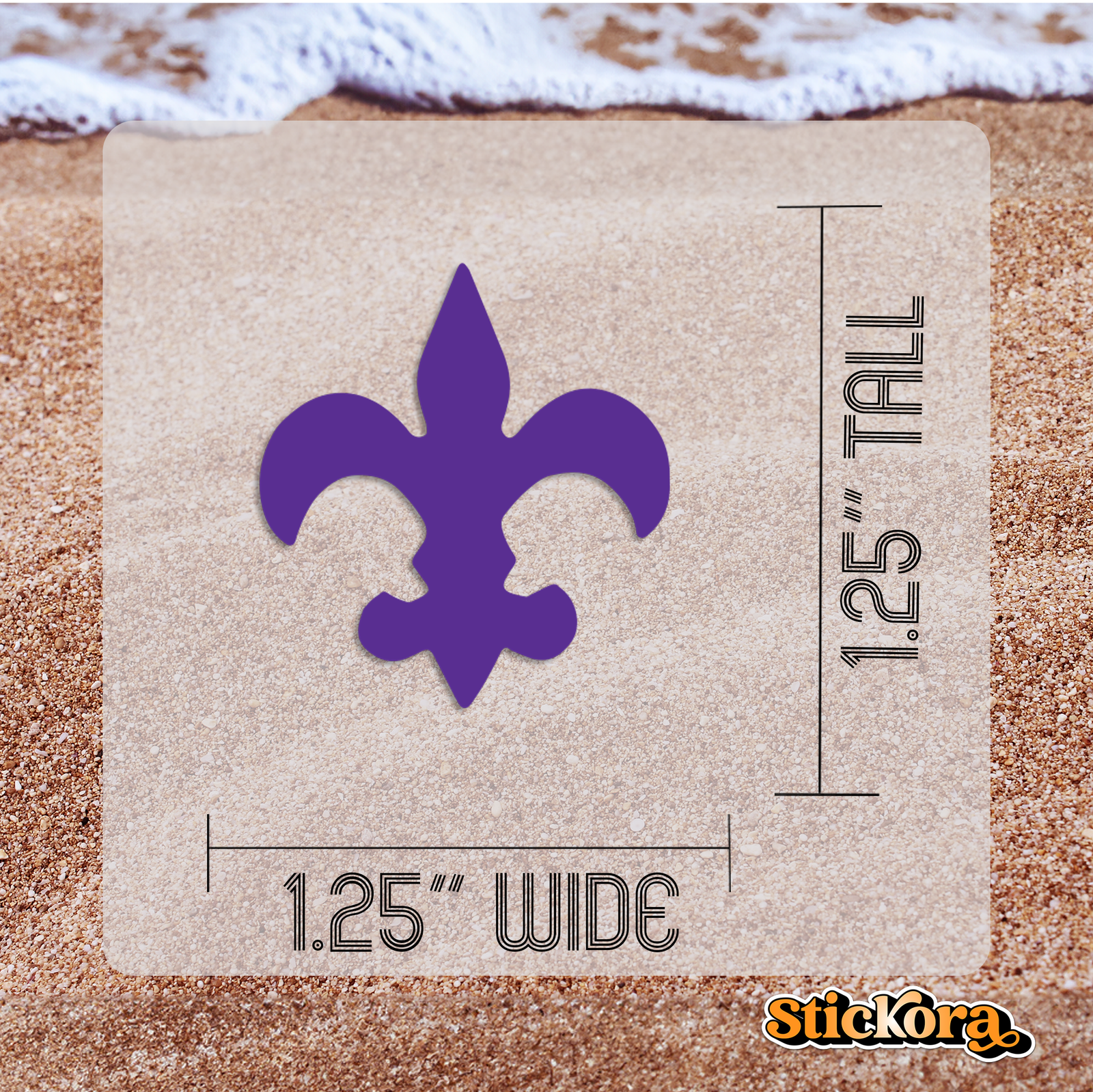 Fleur di Lis (Saints) Tanning Stickers | Spray Tan - Image 2