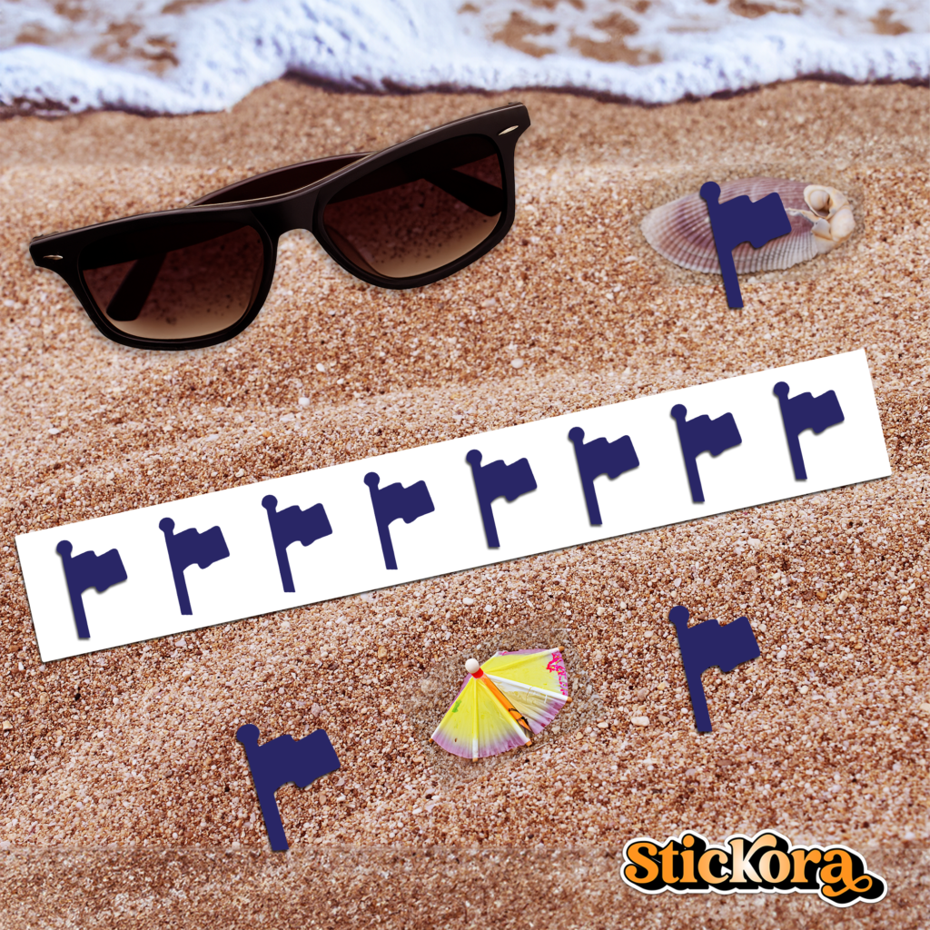 Flag Waving Tanning Stickers - Image 4