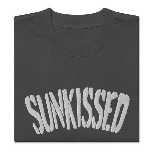 Sunkissed Premium Oversized Embroidered Faded T-Shirt - Image 10