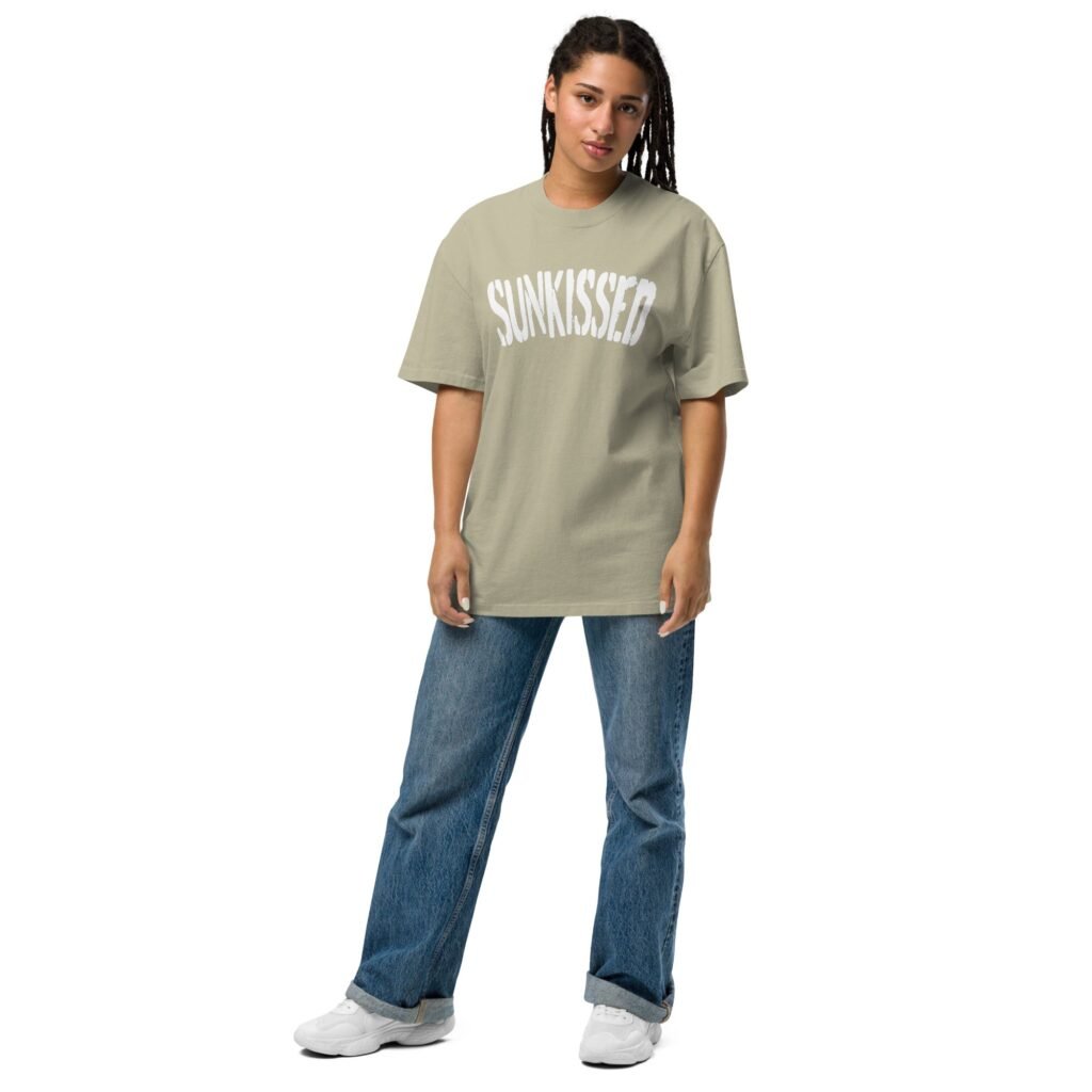 Sunkissed Premium Oversized Boho Faded T-shirt - Image 3