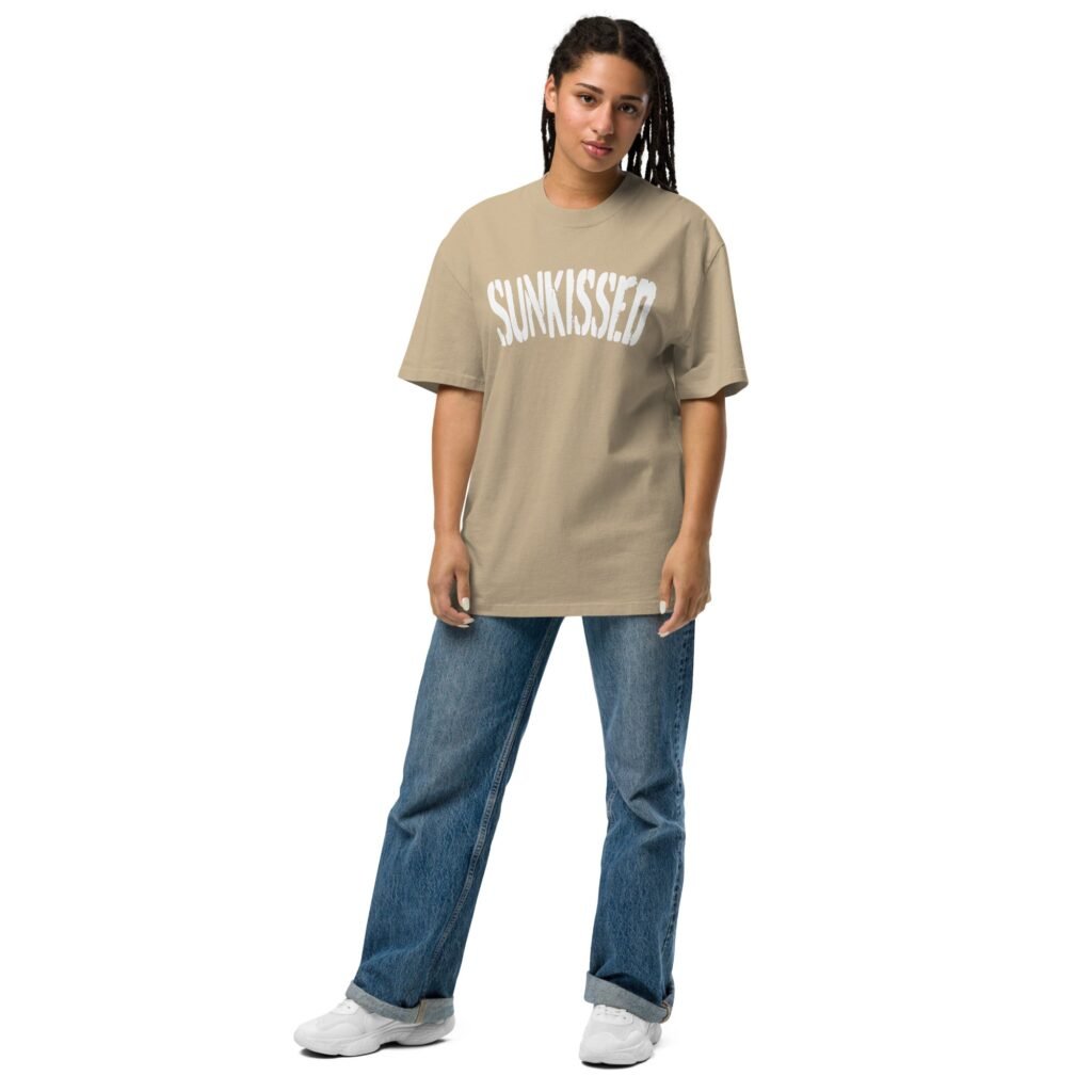 Sunkissed Premium Oversized Boho Faded T-shirt - Image 2