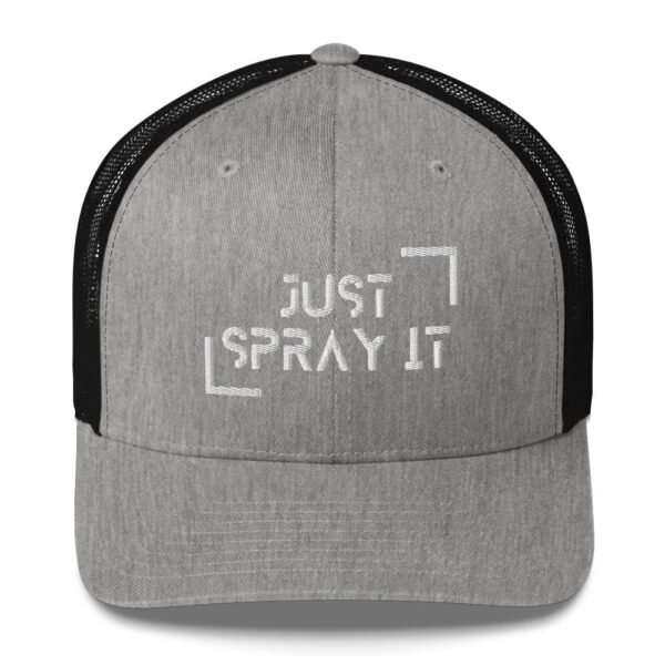 Just Spray It Trucker Cap - Image 4