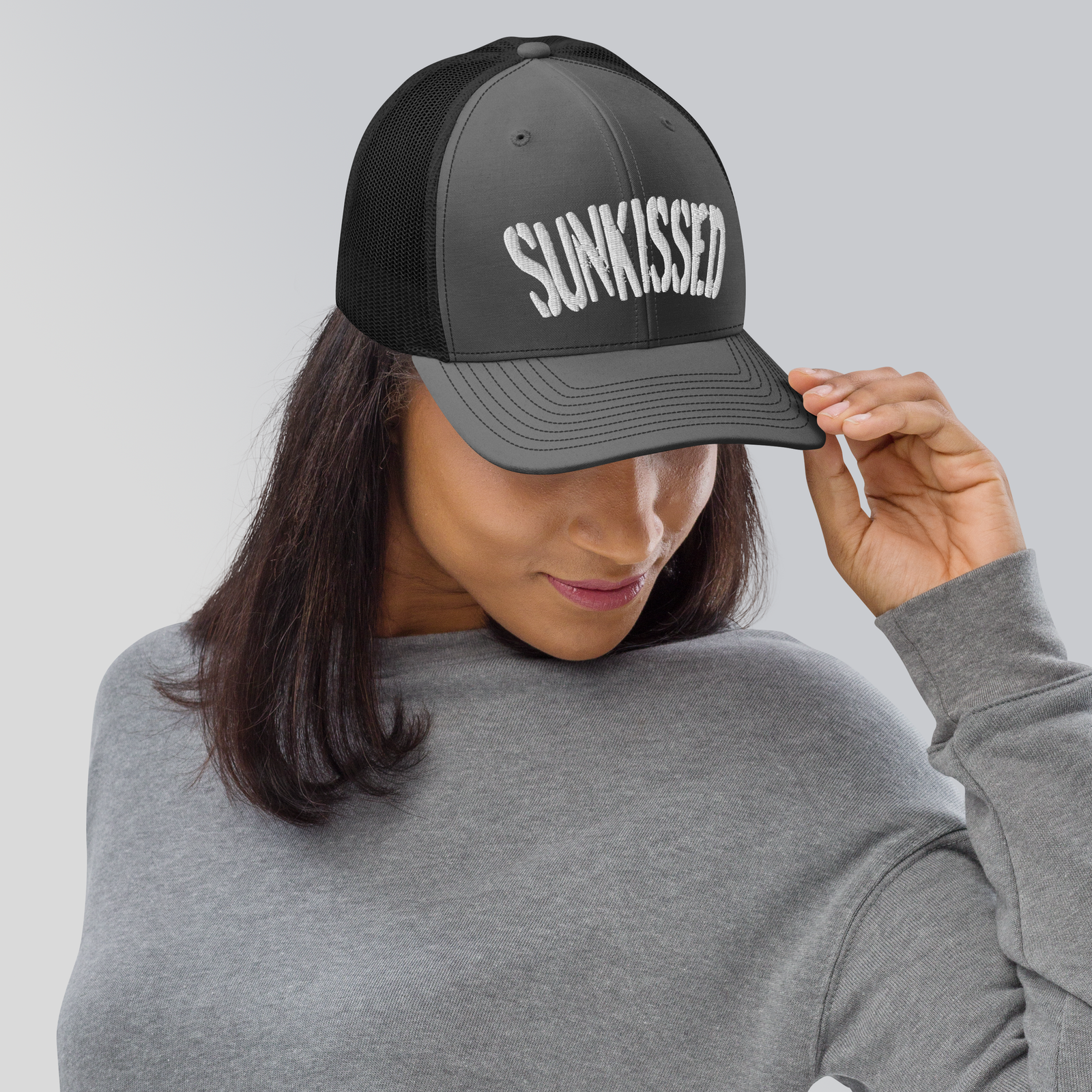Sunkissed Embroidered Quality Trucker Cap - Image 3