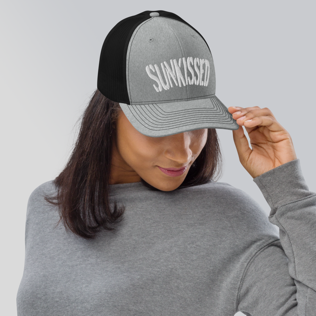 Sunkissed Embroidered Quality Trucker Cap - Image 5
