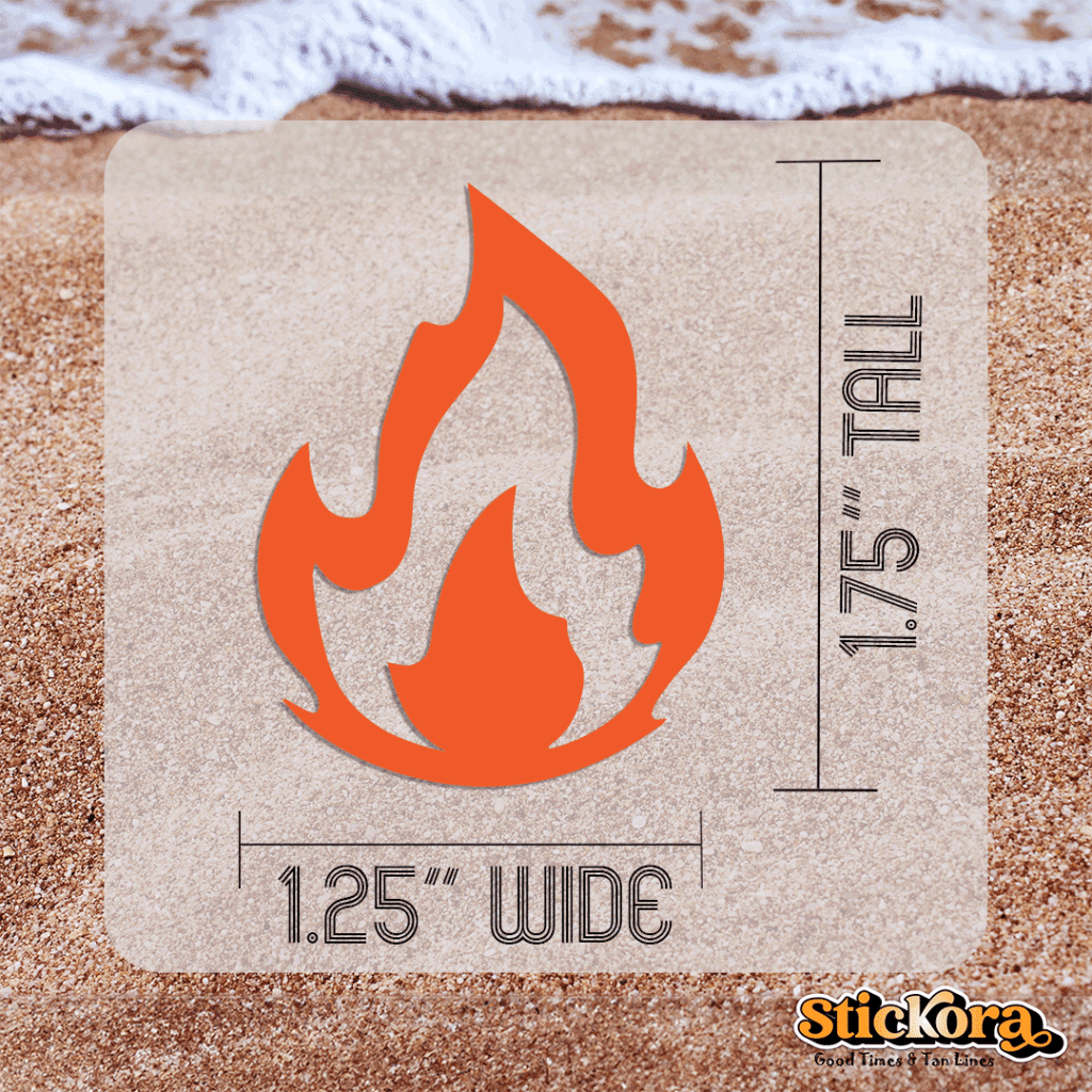 Fire Tanning Stickers - Image 3
