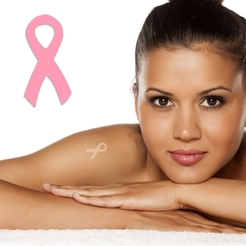 Pink Ribbon Tanning Stickers
