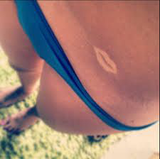 Lips Tanning Stickers