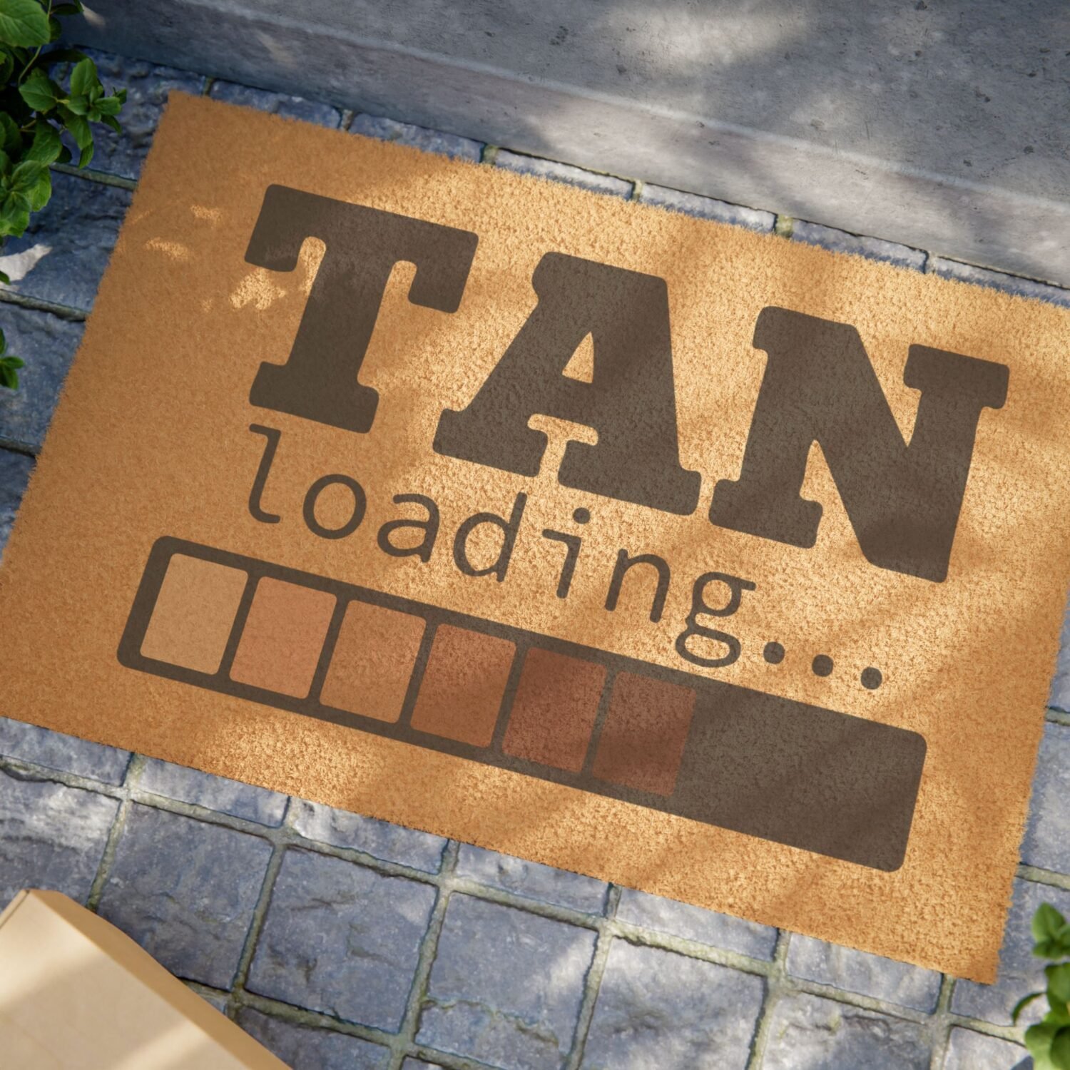Tanner's "Caution Tan Loading" 24 x 16 Large Plush Doormat. Perfect Gift for any Spray Tan Artist, Tanner or Salon Decor. Great Quality. - Image 4