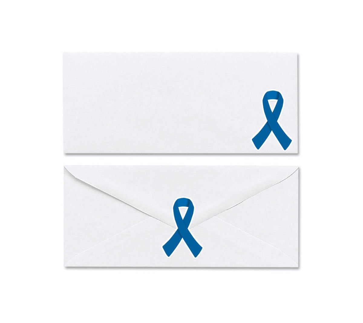 Blue Ribbon Awareness Stickers | 1.5" Tall - Image 3