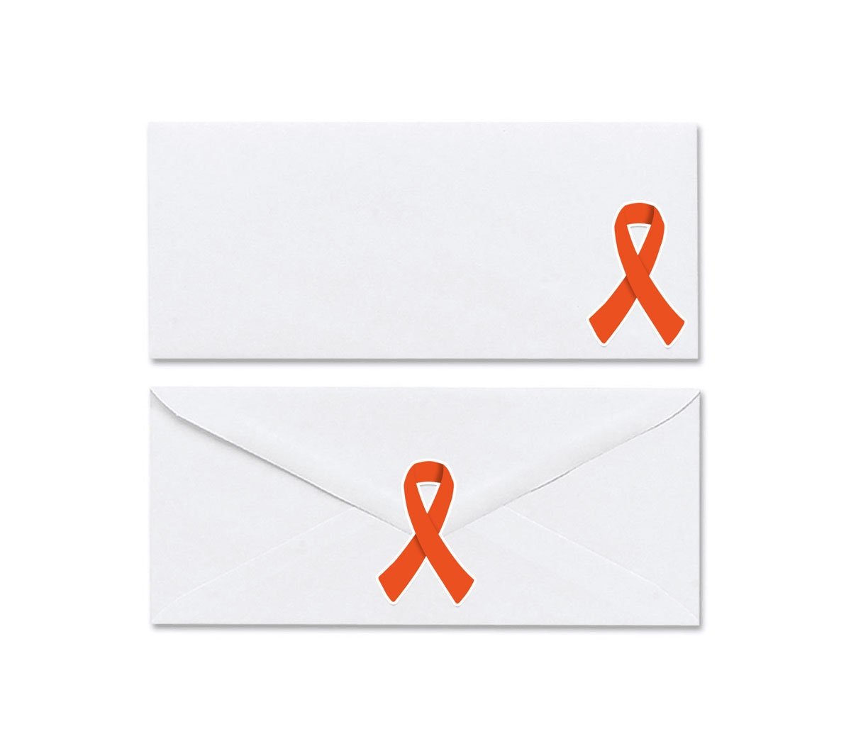 Orange Ribbon Awareness Stickers | 1.5" Tall - Image 3