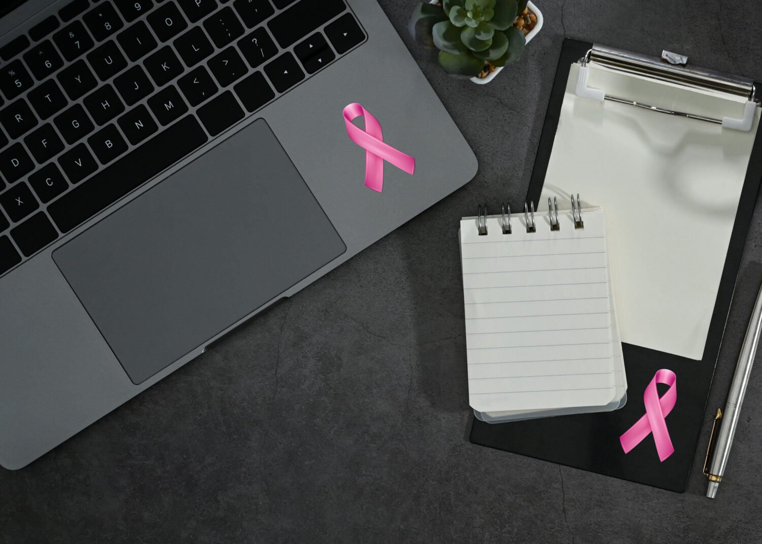 Pink Ribbon Awareness Stickers | 1.5" Tall - Image 8